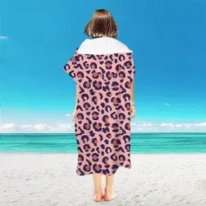 Microfiber Changing Poncho SKU-15-Leopard
