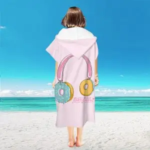 Microfiber Surf Poncho Towels SKU-24-Cool Headset