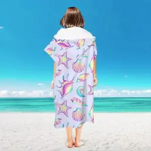Surf Poncho Towel Wholesale SKU-36-Fluorescent Shell