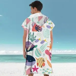 Towel Ponchos Wholesale SKU-53-Underwater World