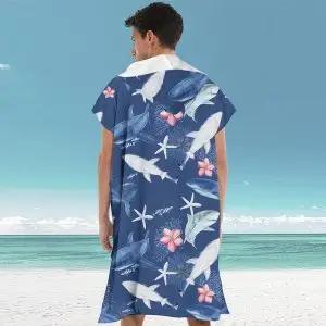 Hoodie Towel Wholesale SKU-55-Dark Sharks