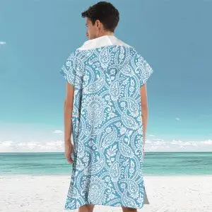 Microfiber Printed Surf Changing Towel SKU-72-Blue Cashew