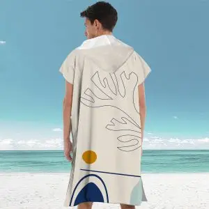 Strong Water Absorption Surf Poncho SKU-73-Abstract Hill